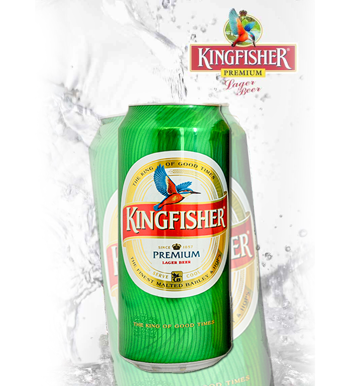 KING FISHER LAGER BEER CAN 24x50CL  CASE CAN 24x50cl  by king fisher - Compare prices in UAE